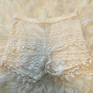 H&M Crochet Shorts Women